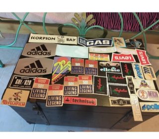 Lotto adesivi vintage anni 80 e 90