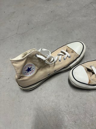 Zapatillas Converse Altas Beige