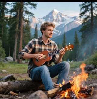 Ukulele in legno