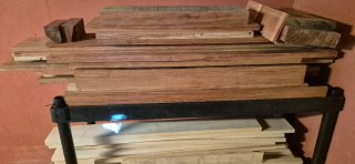 Listones de Madera de Bubinga