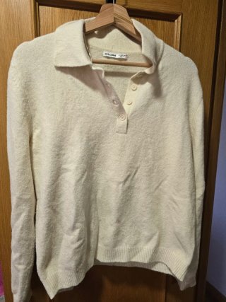 Jersey de punto Zara beige