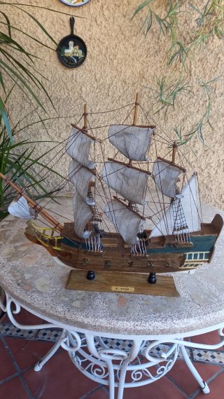 Maqueta de Barco de Madera