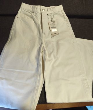 Pantalones Blancos Zara Talla XS