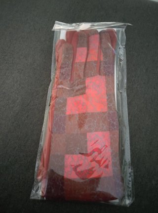 Guantes de invierno rojos