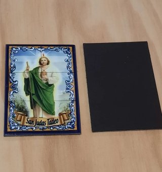 Imán de San Judas Tadeo y otros.