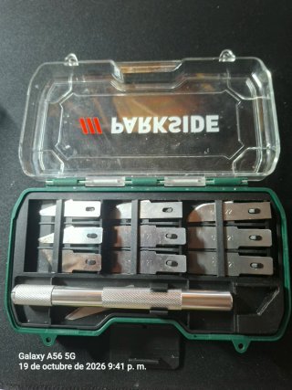 Estuche de Cuchillas Parkside