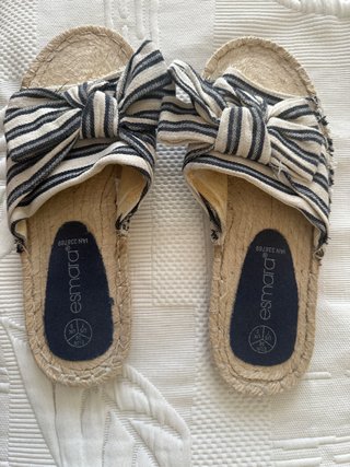 Zapatillas de esparto esmara rayas