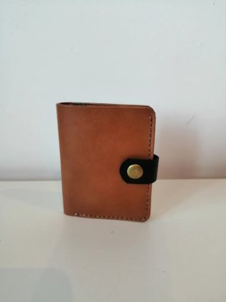 Cartera de cuero Artesanal hecha a mano