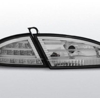 Pilotos Traseros LED Seat Leon 05-06 Cromados