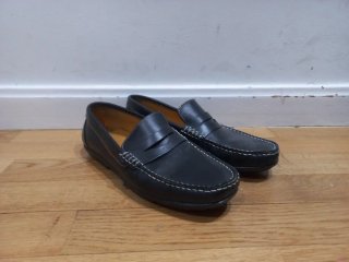Mocasines Enzobiat Negros de Cuero