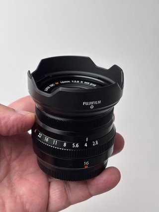 Objetivo Fujifilm XF 16mm F2.8 R WR
