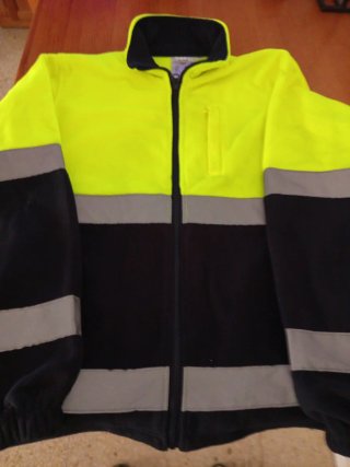 Chaquetón de trabajo alta visibilidad para el frio