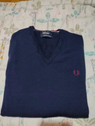 Jersey Fred Perry Azul Talla S