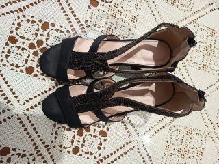 Sandalias de fiesta negras