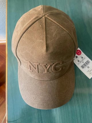Gorra Zara NYC Marrón Talla M