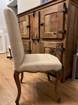 6 sillas Silla con Patas de Roble y Tachuelas