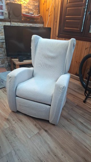 2 Sillones reclinables con funda