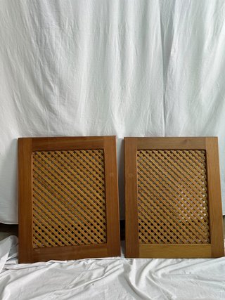 2 Puertas de Armario con Celosía