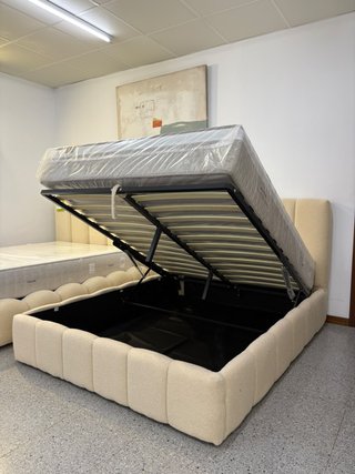 Cama Canapé Abatible Beige - Envio gratis