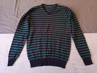 Jersey Lefties Rayas Azul y Verde Talla M