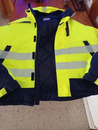 Chubasquero de trabajo  reflectante de seguridad