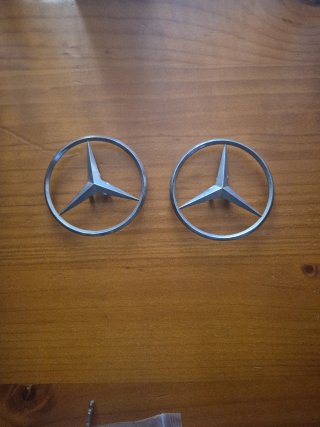 2 Emblemas Estrella Mercedes-Benz