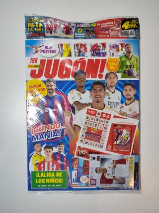Revista Jugón 198 con sobres Megacrack 23-24