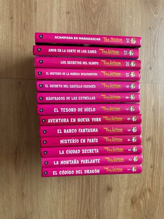 Lote de libros de tea stilton