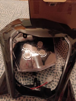 Faro Delantero para Moto Enduro