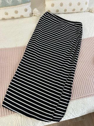 Falda Midi de Rayas premamá