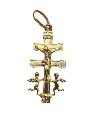 Cruz de Caravaca en Oro 18k