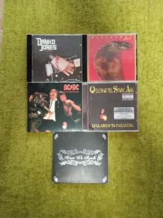 Lote 5CDs de Hard Rock