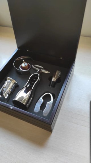Set de sumiller en caja de madera