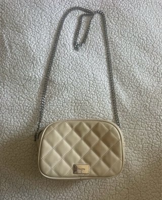 Bolso Bershka Acolchado Beige