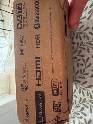 Decodificador TV 4K Wi-Fi con Google