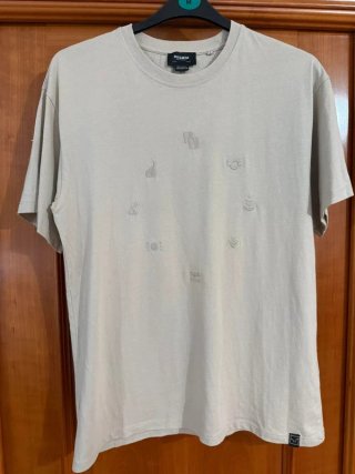 Camiseta Pull&Bear Beige Talla M