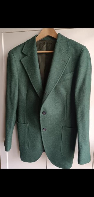 Chaqueta Lopez Aragón Verde 100% Lana