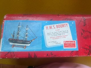 Maqueta H.M.S. Bounty Constructo
