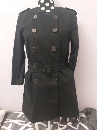 Parka negra Pull&Bear