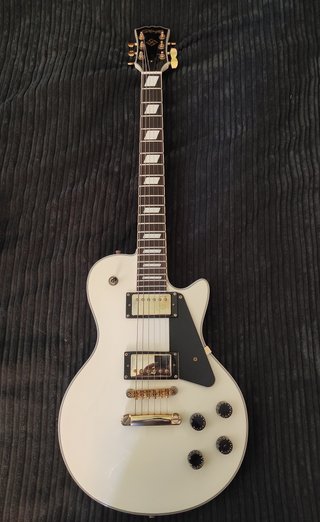 Guitarra Eléctrica Les Paul Blanca
