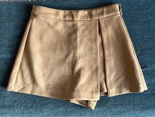 Falda pantalón marrón