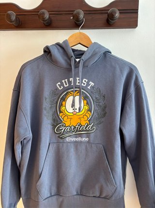 Sudadera Garfield azul