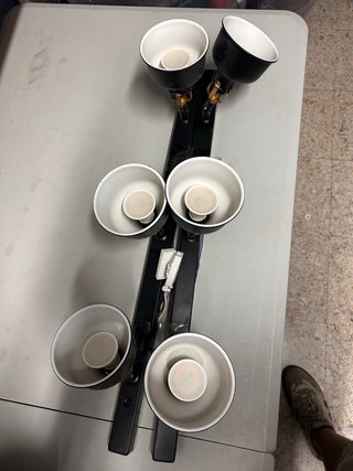 Lámpara techo Ranarp IKEA de 3 focos con bombilla