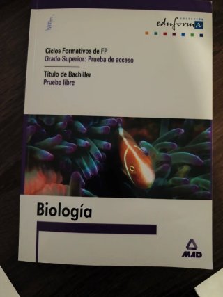 Biología: FP de Grado Superior, prueba de acces...