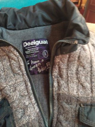 Chaqueta Desigual Marrón Talla L