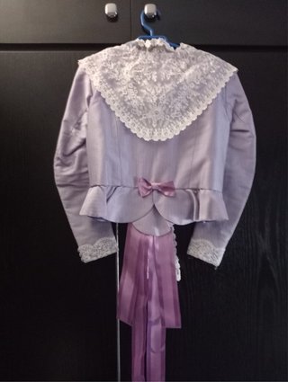 Traje de Fallera Completo, con manteleta y delanta