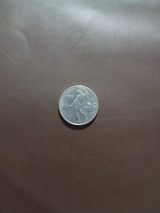 Moneta 50 Lire Micro 1990