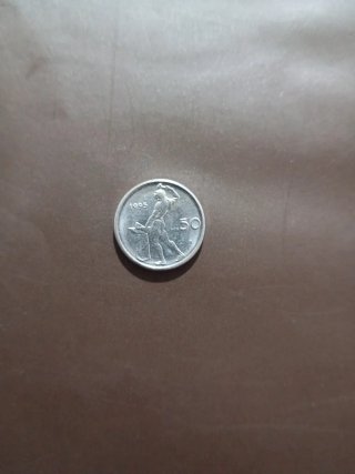 Moneta 50 Lire Micro 1995