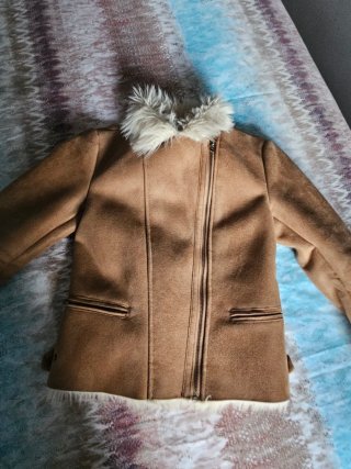 Chaqueta de Ante con Forro de Pelo