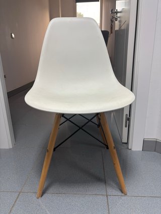 Sedia bianca di design
